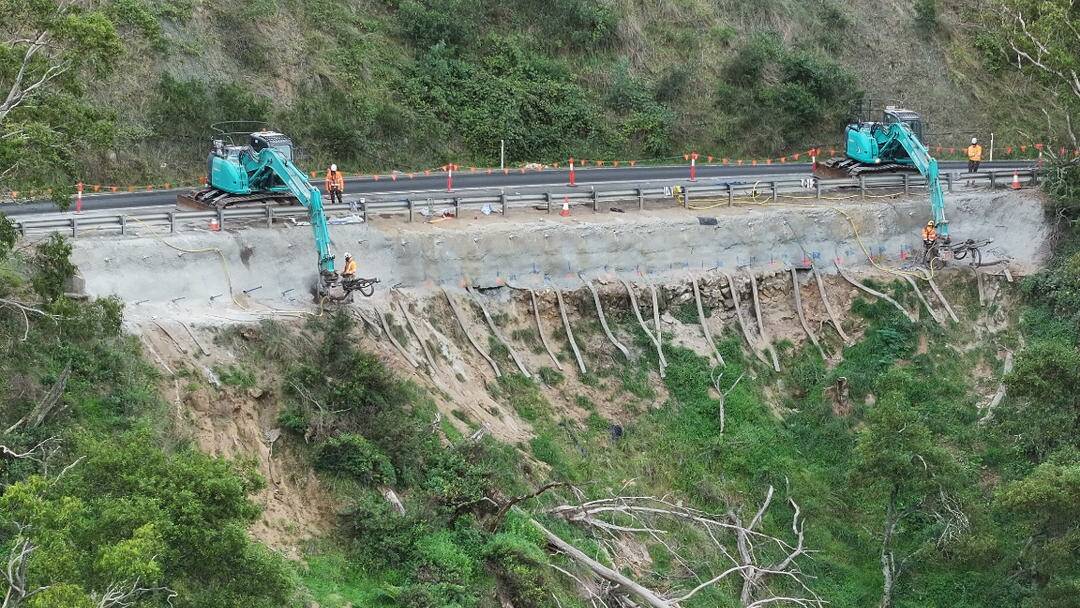 Major rehabilitation works are being done on Jenolan Caves Road. Picture Transport for NSW
