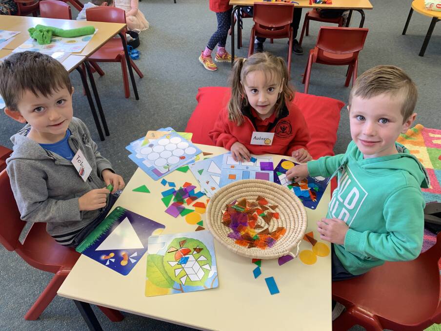 BEGINNING: Toby Whittaker, Aubrey Lewis and Aiden Odobasic joined Oberon Public School's 2019 Early Start Program.